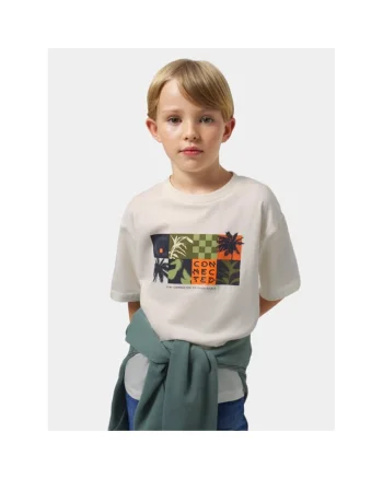 Tricou copii,  854010, Alb, Bumbac