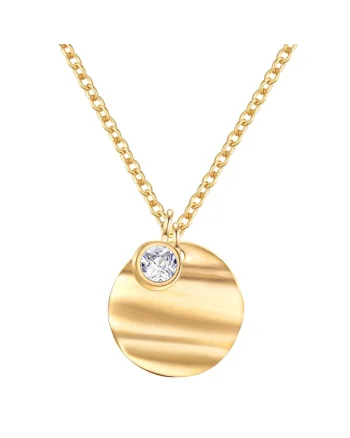 Colier de placat cu aur de 14K Auriu, Auriu