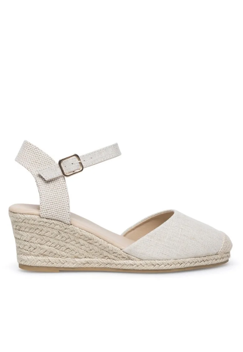 Sandale dama,  590558861777841, Piele ecologica, Bej