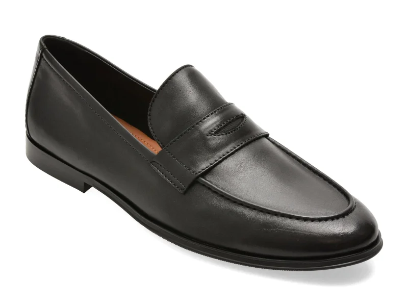 Mocasini eleganti ALDO negri, 13749092, din piele naturala