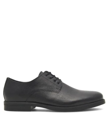 Pantofi barbati,  590558844492343, Piele naturala, Negru