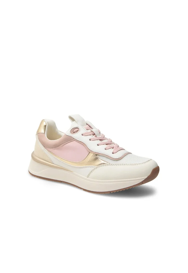 Pantofi sport dama,  401506, Piele ecologica, Ecru
