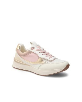 Pantofi sport dama,  401506, Piele ecologica, Ecru
