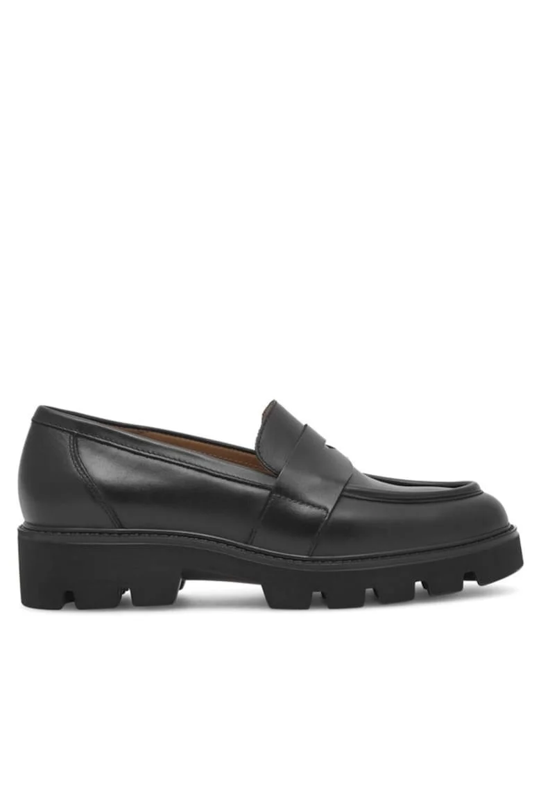 Tenisi dama,  590558837790036, Piele naturala, Negru