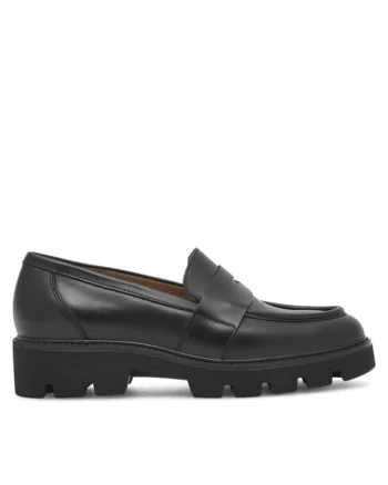 Tenisi dama,  590558837790036, Piele naturala, Negru