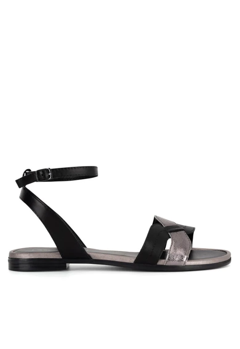 Sandale dama, 56050,  Piele naturala, Negru