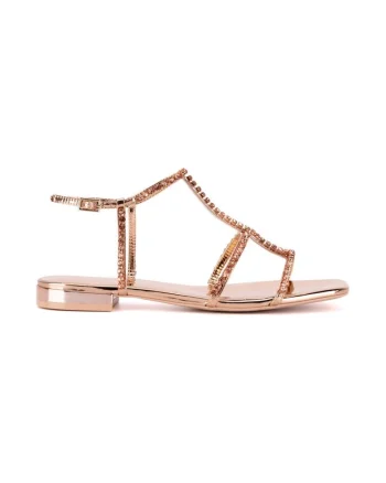 Sandale dama,  590559, Piele naturala, Roz, Roz