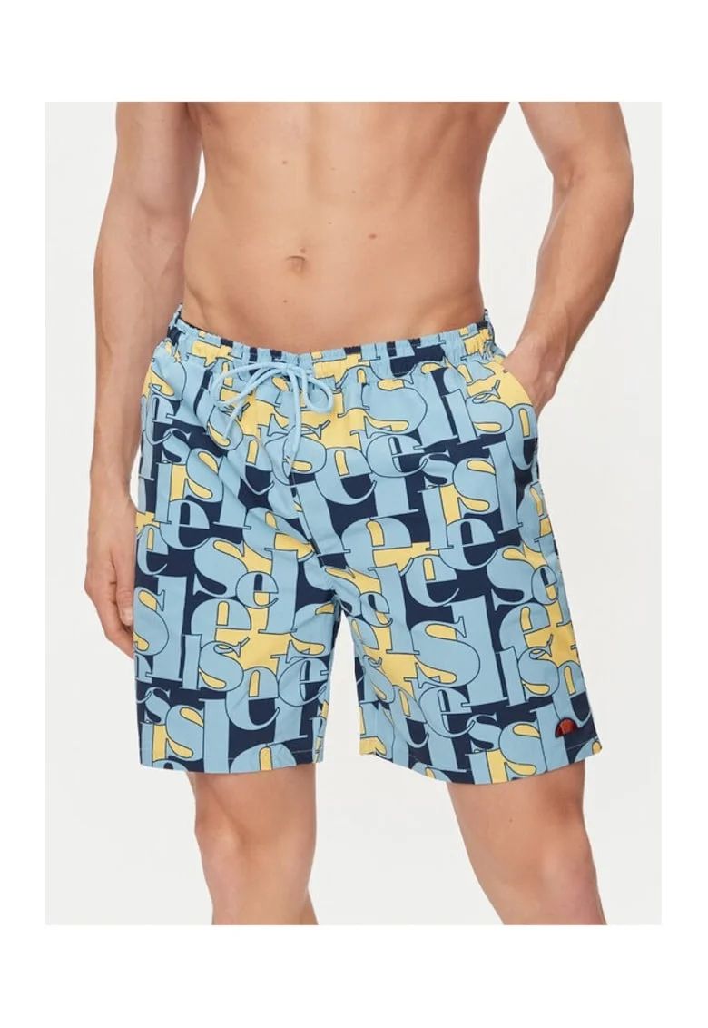 Short de baie barbati,  90557, Poliester, Multicolor