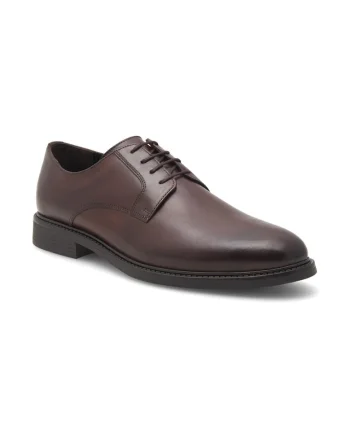 Pantofi barbati,  436096, Piele naturala, Maro