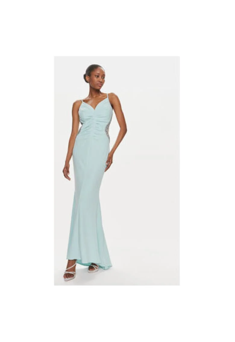 Rochie dama,  304129674, Poliester, 48679, Verde