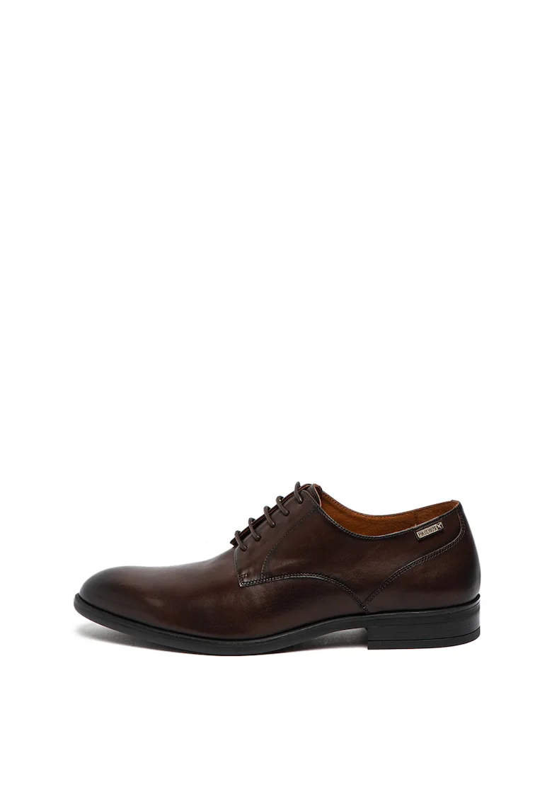 Pantofi Oxford de piele Olmo, Coniac, Maro cognac