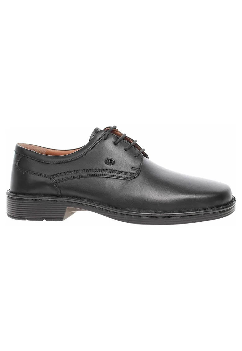 Pantofi barbati  din piele, culoare negru, Negru