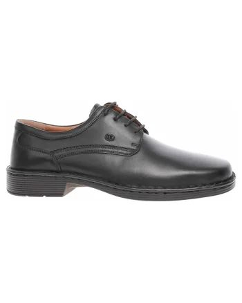 Pantofi barbati  din piele, culoare negru, Negru