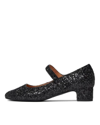 Pantofi dama,  303531485, Negru, Textil, Negru