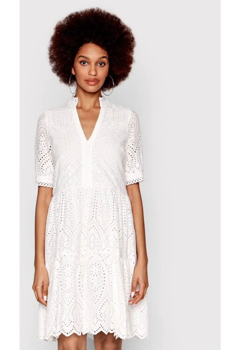 Rochie dama,  209651034, Alb, Bumbac, Alb