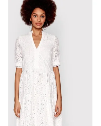 Rochie dama,  209651034, Alb, Bumbac, Alb