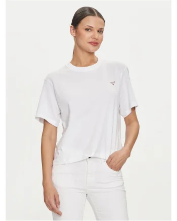 Tricou dama,  bumbac 100%, alb,