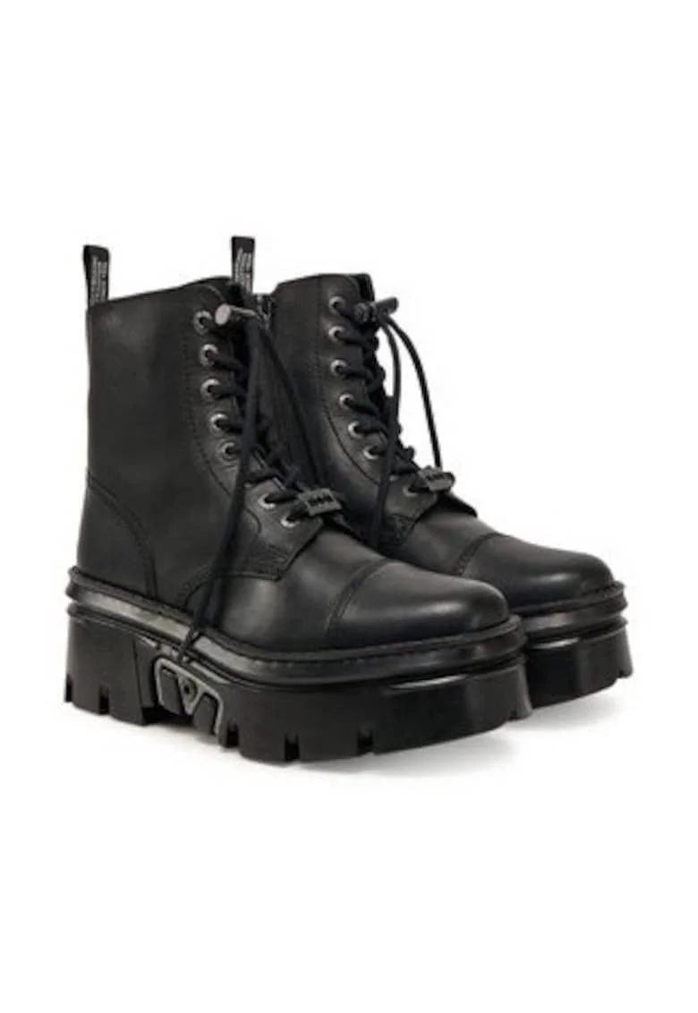 Ghete dama  piele naturala, negru, 36