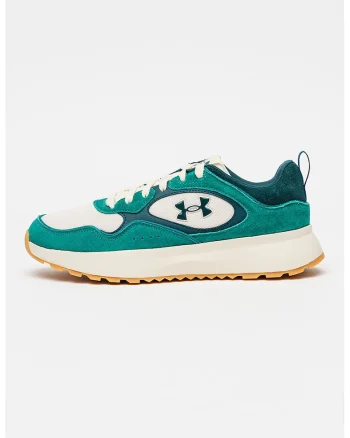 Pantofi sport Mirage cu garnituri din material textil, Verde englez/Crem
