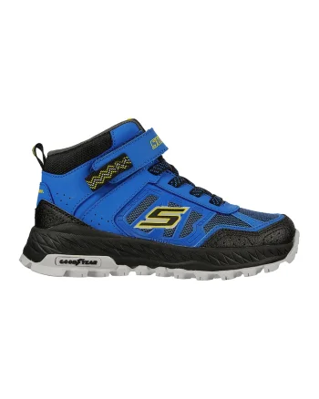 Pantofi sport mid-high cu finisaj rezistent la apa Fuse Tread Trekor, Negru/Albastru royal
