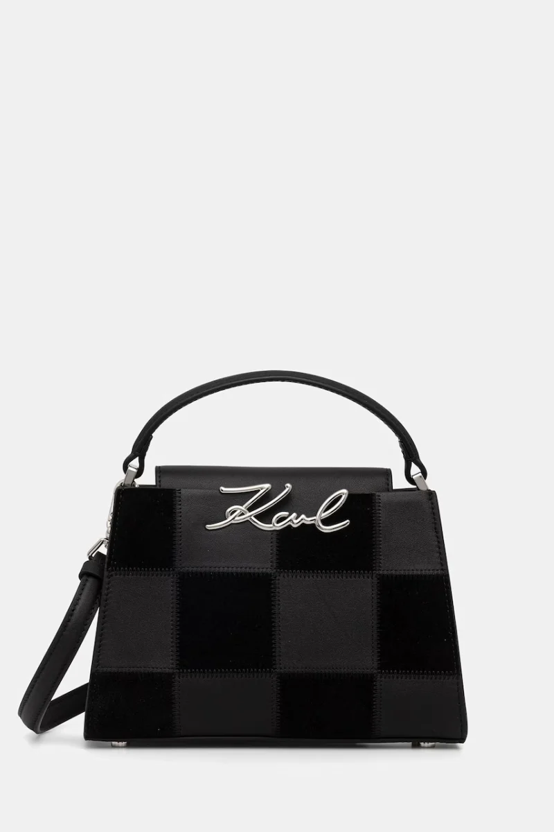 Karl Lagerfeld geantă crossbody pentru femei din piele K/SIGNATURE