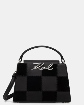 Karl Lagerfeld geantă crossbody pentru femei din piele K/SIGNATURE