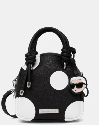 Karl Lagerfeld geantă crossbody pentru femei cu imitație de piele IKON