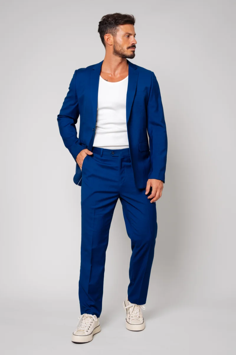 Costum sacou si pantalon lung Dark Blue