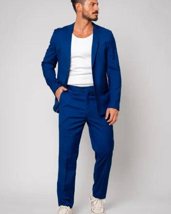 Costum sacou si pantalon lung Dark Blue