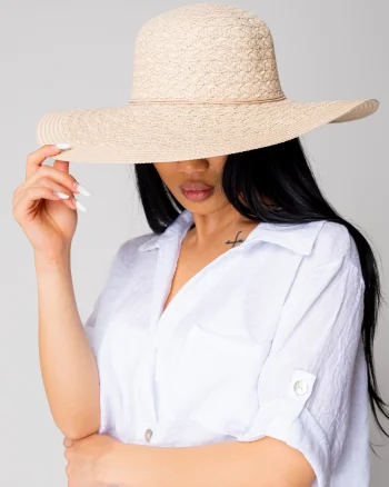 Palarie de plaja Beige