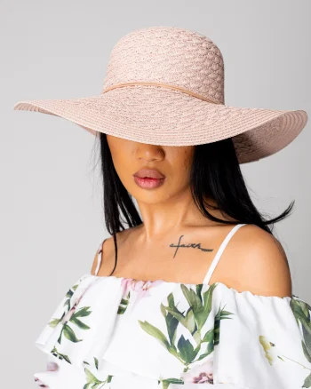 Palarie de plaja Rose