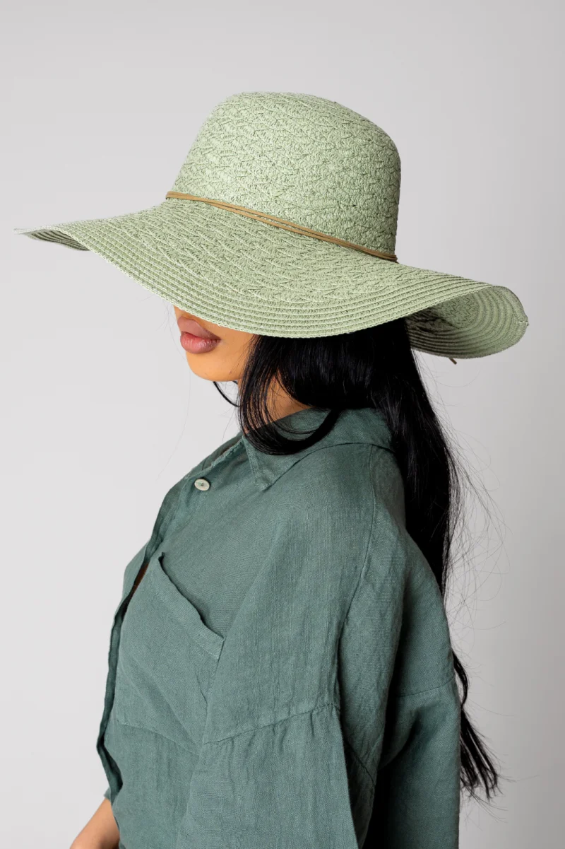 Palarie de plaja Olive