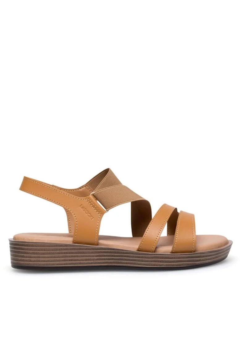 Sandale dama,  590558855371738, Piele naturala, Maro