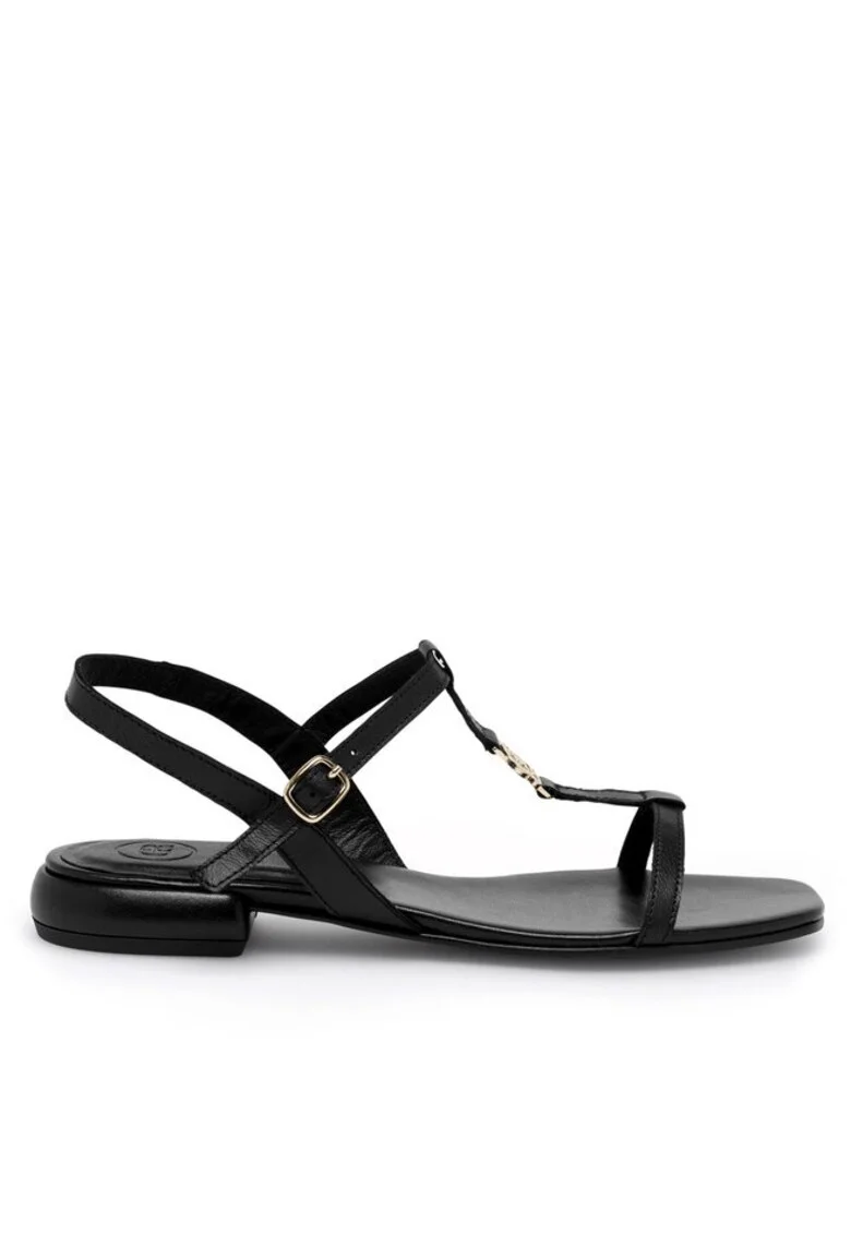 Sandale dama,  590558862881140, Piele naturala, Negru
