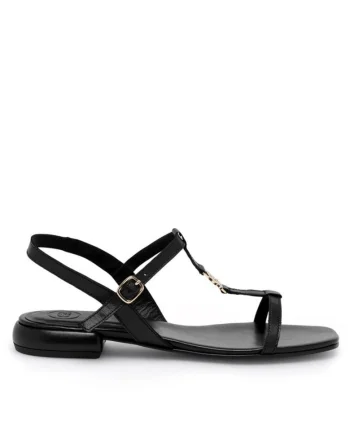 Sandale dama,  590558862881140, Piele naturala, Negru