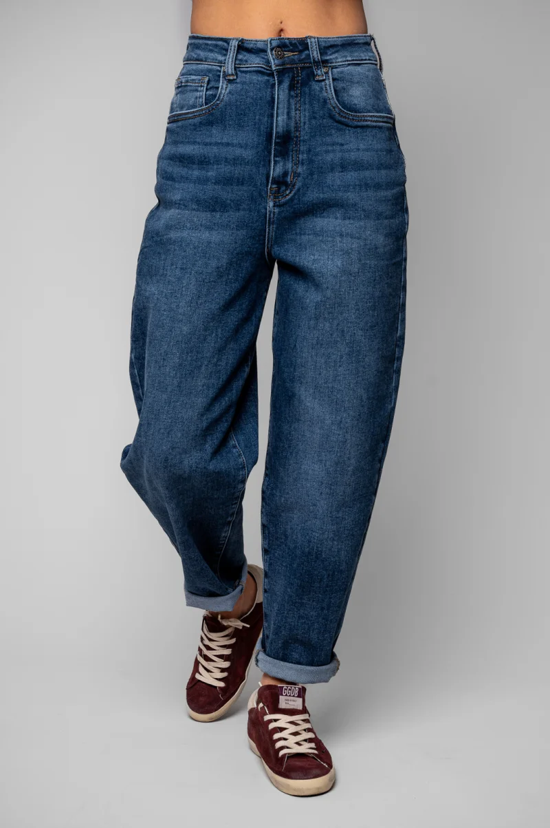 Blugi lungi elastici Dark Blue