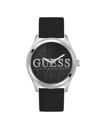 Ceas barbatesc  GW0888G1, carcasa 44mm, curea silicon gri metalizat, mecanism quartz, rezistenta la apa 3 ATM