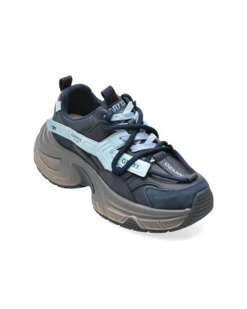 Pantofi sport GRYXX bleumarin, 8908, din piele naturala