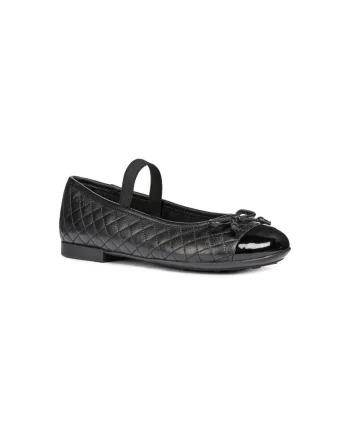 Espadrile baieti,  Jr Plie', Piele naturala, Negru