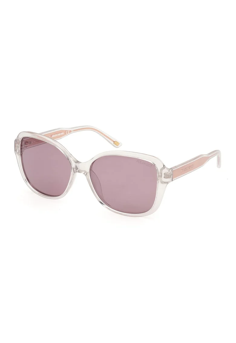 Ochelari de soare butterfly polarizati, Maro nisip/Crem