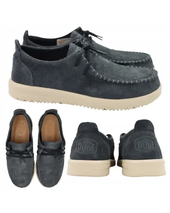 Mocasini barbati, Heydude, Nxt Moc 43772, piele nubuc, albastru, nr.