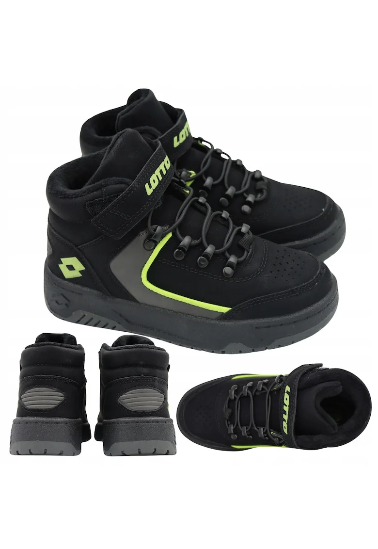 De Iarna,  Jabster 2600510K 1119, Material SuperiorPiele Ecologica, Tip De Inchidere Velcro, Izolatie Da, Inaltimea Inalta
