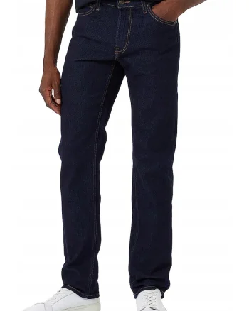 Blugi barbatesti  Daren Rinse, bumbac/elastan, albastru inchis
