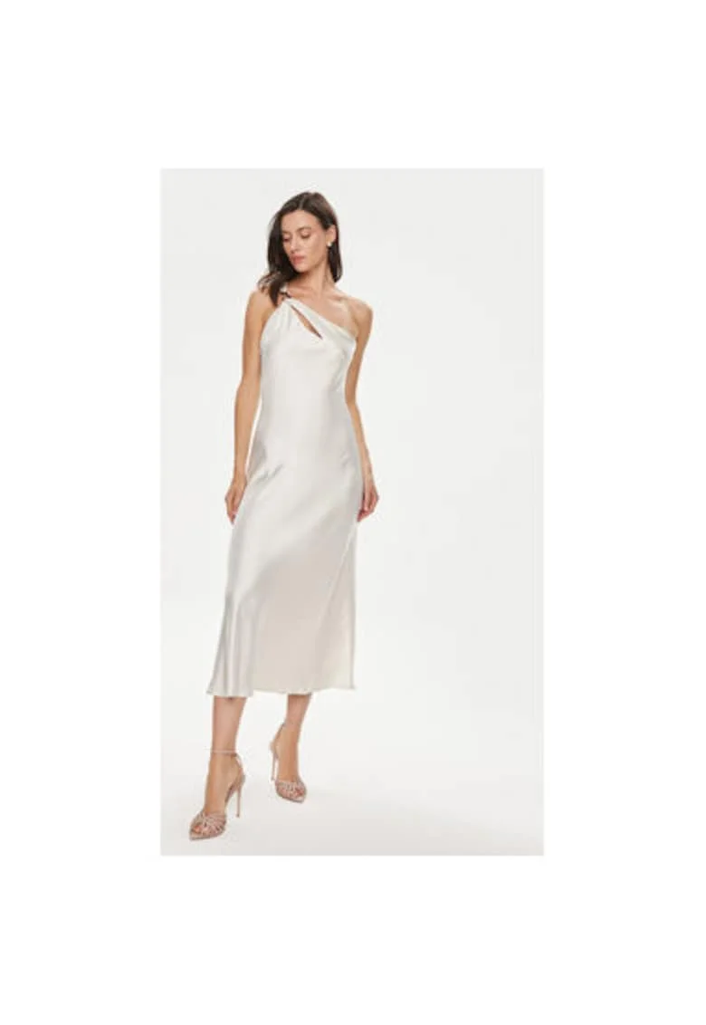 Rochie dama,  304209260, Poliester, Bej, Bej