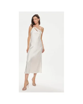 Rochie dama,  304209260, Poliester, Bej, Bej