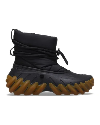 Ghete unisex fara inchidere, Negru/Caramel