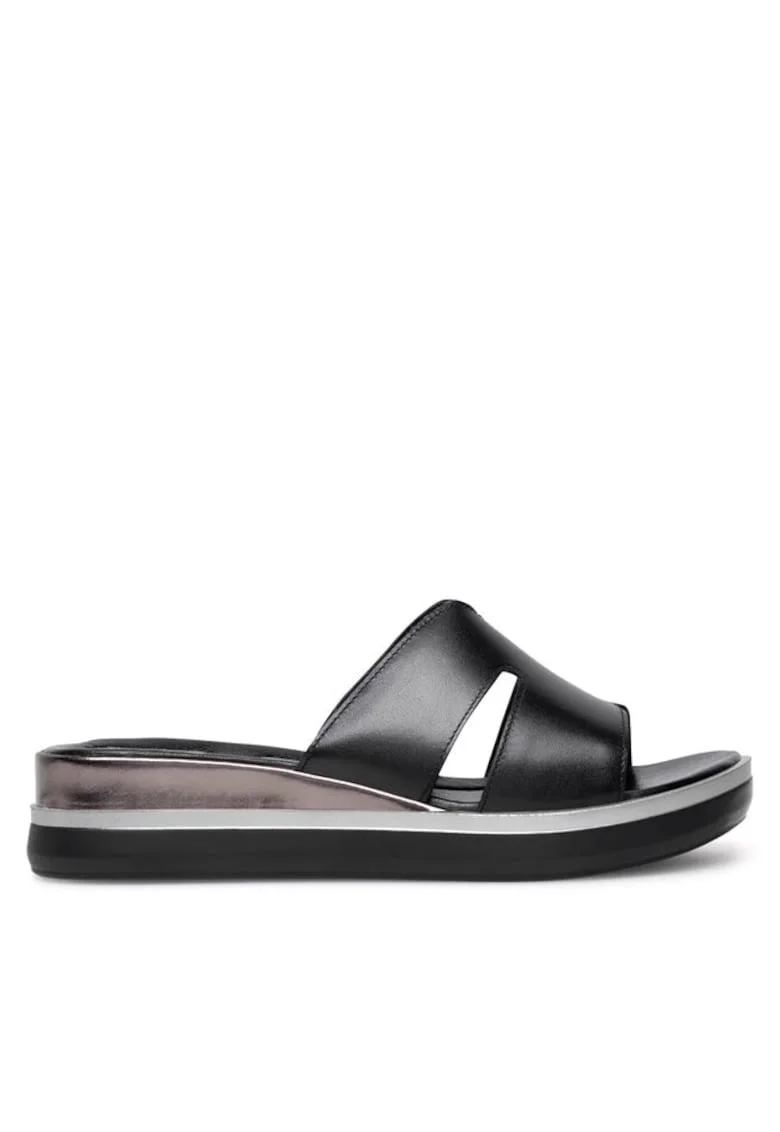 Sandale  dama, piele naturala, Negru
