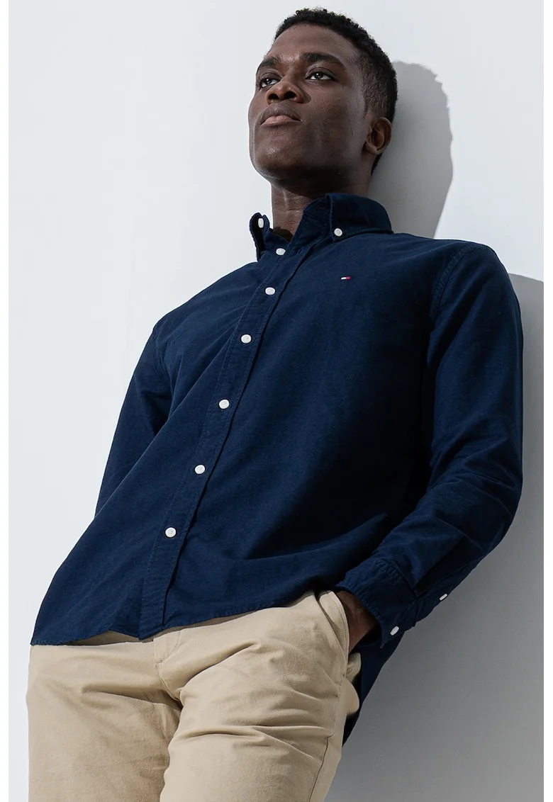 Camasa Oxford regular fit Heritage, Bleumarin