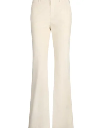 Pantaloni bootcut cu talie inalta, Bej deschis