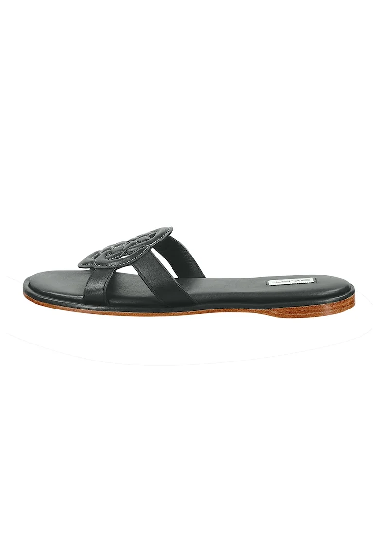 Papuci de piele, Negru